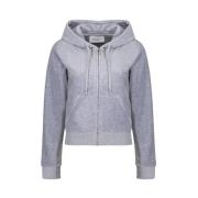 Juicy Couture Luvtröja Classic Velour Robertson Gray, Dam