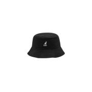 Kangol Tvättad Bucket Hatt Black, Unisex