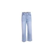 Levi's Ribcage Straight Jeans Blue, Dam