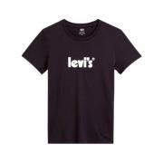 Levi's Säsongsaffisch Logga T-shirt Black, Dam