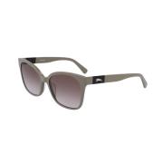 Longchamp Stiliga Solglasögon för Modemedvetna Kvinnor Gray, Dam
