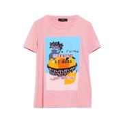 Max Mara Chopin T-Shirt Pink, Dam