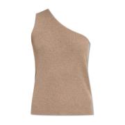 Max Mara Vetro one-shoulder top Beige, Dam