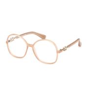 Max Mara Stiliga glasögon Beige, Dam