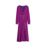 Max Mara Silkesklänning Kollektion Purple, Dam