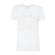 Max Mara Rosa Mincio T-shirt för kvinnor White, Dam