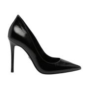 Michael Kors Läder Pump Decollete Skor Black, Dam