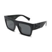 Miu Miu Svarta solglasögon med originalfodral Black, Dam