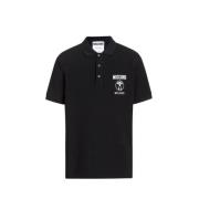 Moschino Sart Polo T-Shirt Couture Black, Herr