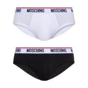 Moschino Briefs 2-pack Black, Herr