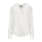 Moschino Vit Bomullsskjorta för Kvinnor White, Dam