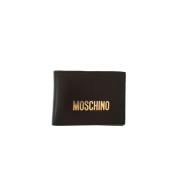 Moschino Organiserade Plånböcker Korthållare Black, Herr