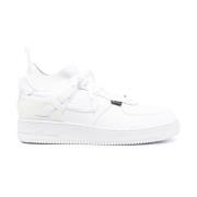 Nike Vita Läder Låga Top Sneakers White, Dam
