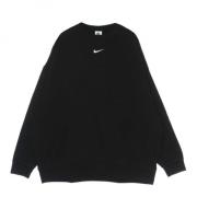 Nike Essentials Collection Oversized Crewneck Sweatshirt Black, Dam
