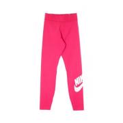 Nike Hög Midja Legging Futura Fireberry/Vit Pink, Dam