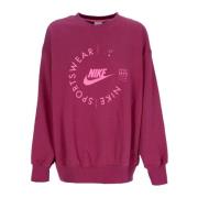 Nike Oversized Utility Crewneck Sweatshirt Pink, Dam