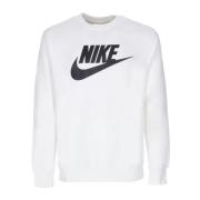 Nike Sportswear Club Graphic Crewneck Sweatshirt White, Herr