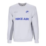 Nike Borstad Crewneck Sweatshirt Gray, Herr