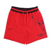 Nike NBA Fleece Shorts Courtside Chibul Red, Herr