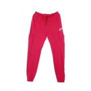 Nike Fleece Air Pant - Fireberry/White Pink, Dam