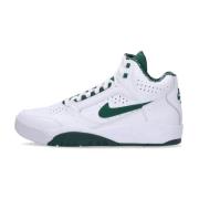 Nike Vit/Grön Mid Sneakers Green, Herr