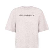 Paco Rabanne Grå Rhinestone T-shirts och Polos Gray, Dam