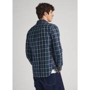Pepe Jeans Casual Shirts Blue, Herr