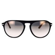 Persol Vintage Oversized Solglasögon med polariserade linser Black, Un...