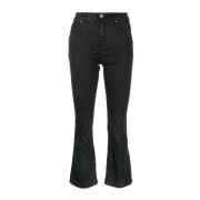 Pinko Wide Trousers Black, Dam