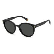 Polaroid Stiliga solglasögon för kvinnliga fashionistas Black, Dam