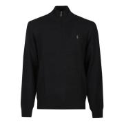 Polo Ralph Lauren Svart halv zip-tröja Black, Herr