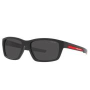 Prada Sportiga Solglasögon Prada Linea Rossa Ps04Ys 1Bo06F Black, Unis...