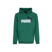 Puma Ess+ 2 Col Big Logo Hoodie Green, Herr