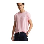 Ralph Lauren Custom Slim Rosa Herr T-shirt Pink, Herr