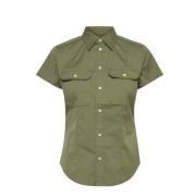 Ralph Lauren Stiliga Damskjortor Kollektion Green, Dam