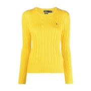 Ralph Lauren Stiliga Sweaters för Män och Kvinnor Yellow, Dam