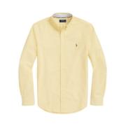 Ralph Lauren Custom Fit Oxford Skjorta Yellow, Herr