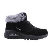 Skechers Winter Boots Black, Dam