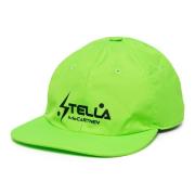 Stella McCartney Grön Logo Baseball Cap Green, Dam