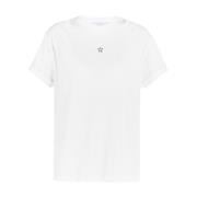Stella McCartney Rullad ärm T-shirt White, Dam