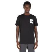 The North Face Tryckt Logotyp T-shirt Black, Herr