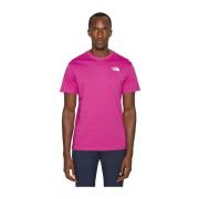 The North Face T-Shirts Pink, Herr