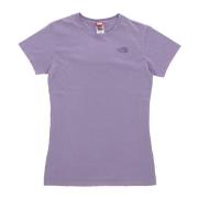 The North Face T-Shirts Purple, Dam