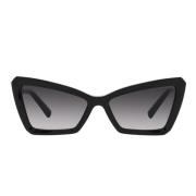 Tiffany Metall och Acetat Cat-Eye Solglasögon Black, Dam