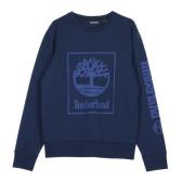 Timberland Säsongs Träd Crewneck Sweatshirt Blue, Herr