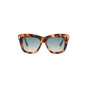 Tom Ford Sunglar med logotyp Brown, Dam