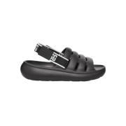 UGG Flat Sandals Black, Dam