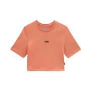 Vans Stilren Cropped T-Shirt Orange, Dam