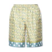 Versace Siden shorts Blue, Herr