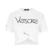 Versace Vita T-shirts och Polos White, Dam
